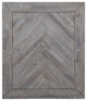 Modus Alexandra 3 Piece Rectangular Coffee and 2 End Tables, Rustic Latte