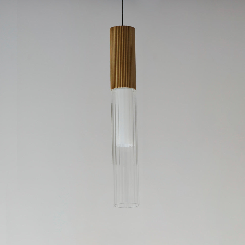 ET2 E11011 Reeds 2"W LED Smart Suspension Mini Pendant - Gold