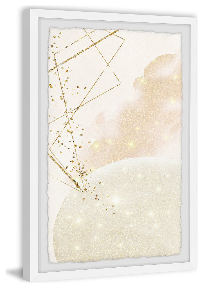 "Crystal Flakes" Framed Painting Print, 8x12
