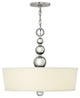 Hinkley Zelda Foyer Medium Drum, Polished Nickel