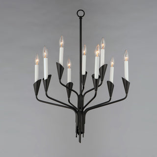 Maxim Lighting Calyx 9-Light Chandelier, Black, 24349BK