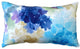 Pillow Decor - May Flower Blue Throw Pillow 12X20