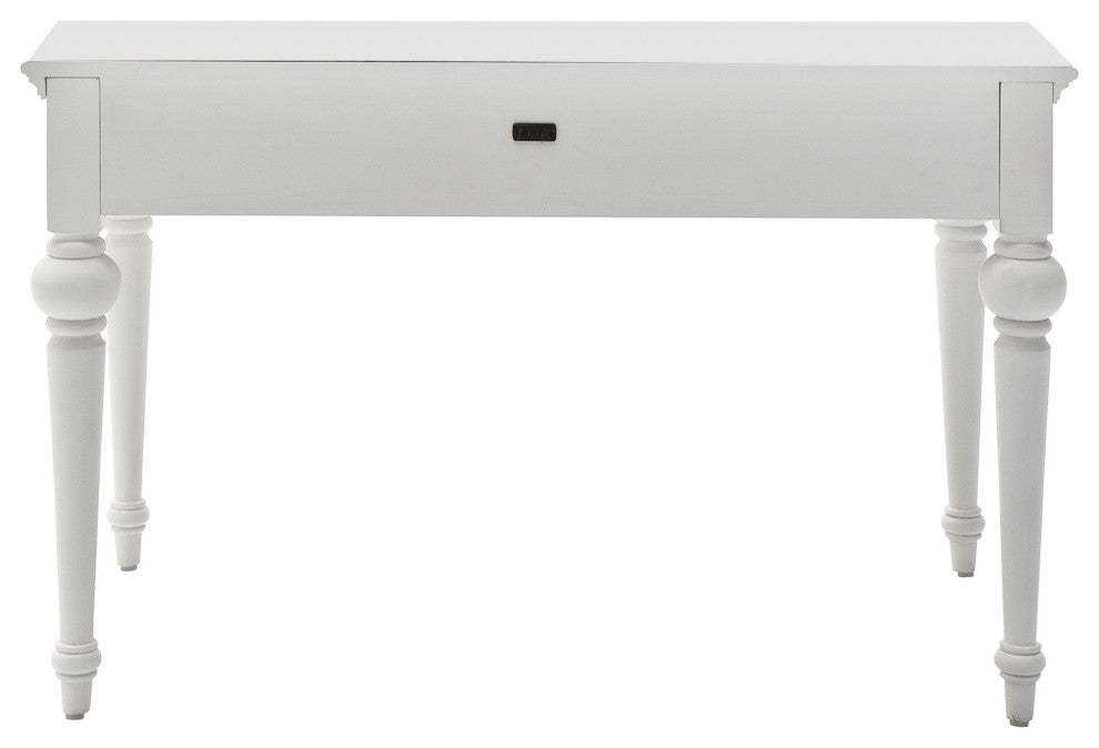 Antiqued White Provencial Writing or Computer Desk