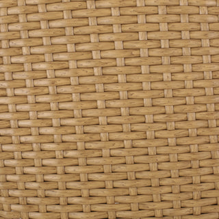 Barrister Outdoor Wicker 3-Piece Chat Set, Light Brown