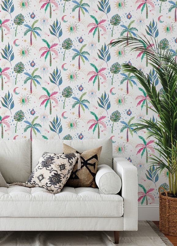 EttaVee Nuit Tropicale Peel & Stick Wallpaper