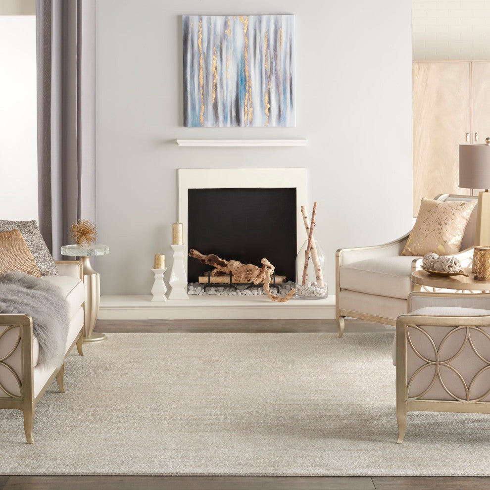 Nourison Essentials 10' x 14' Ivory Beige Outdoor Area Rug