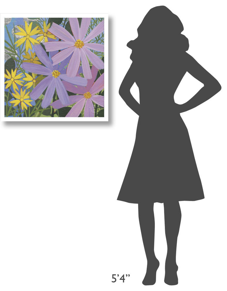 "Summer Garden III" Digital Paper Print by Kathrine Lovell, 26"x26"