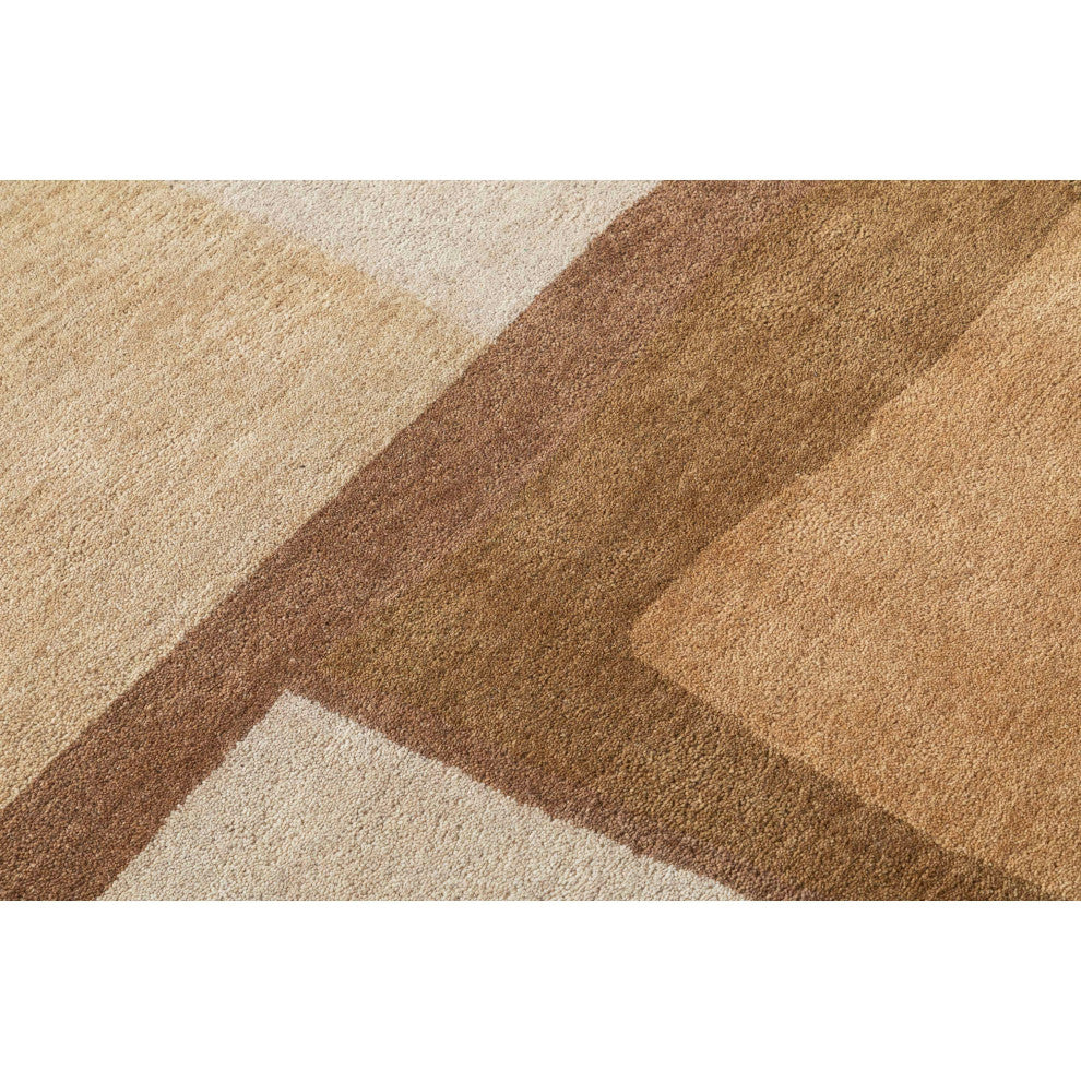 Salina Shelby Area Rug, Sand - 7'9"x9'9"