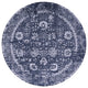8' Round Persian Wool & Silk Handmade Rug - Q15800