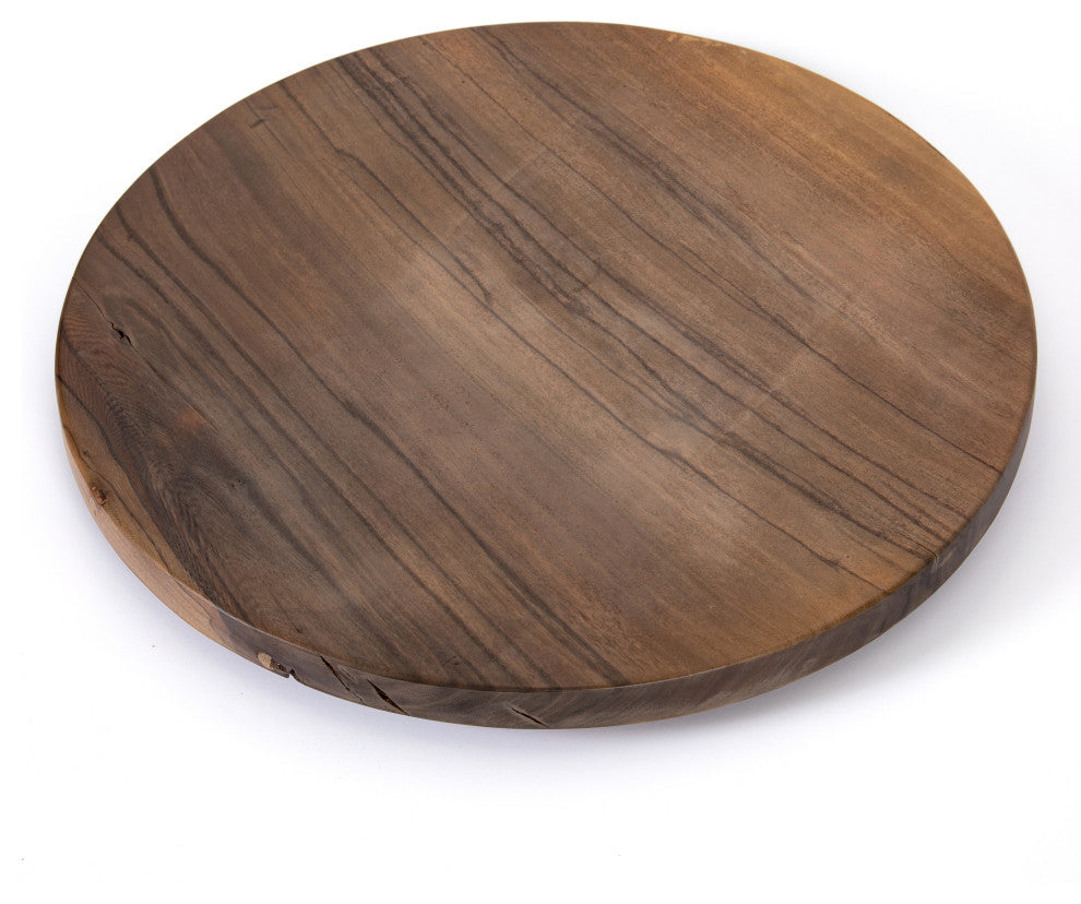 Lupe Lazy Susan-Ochre