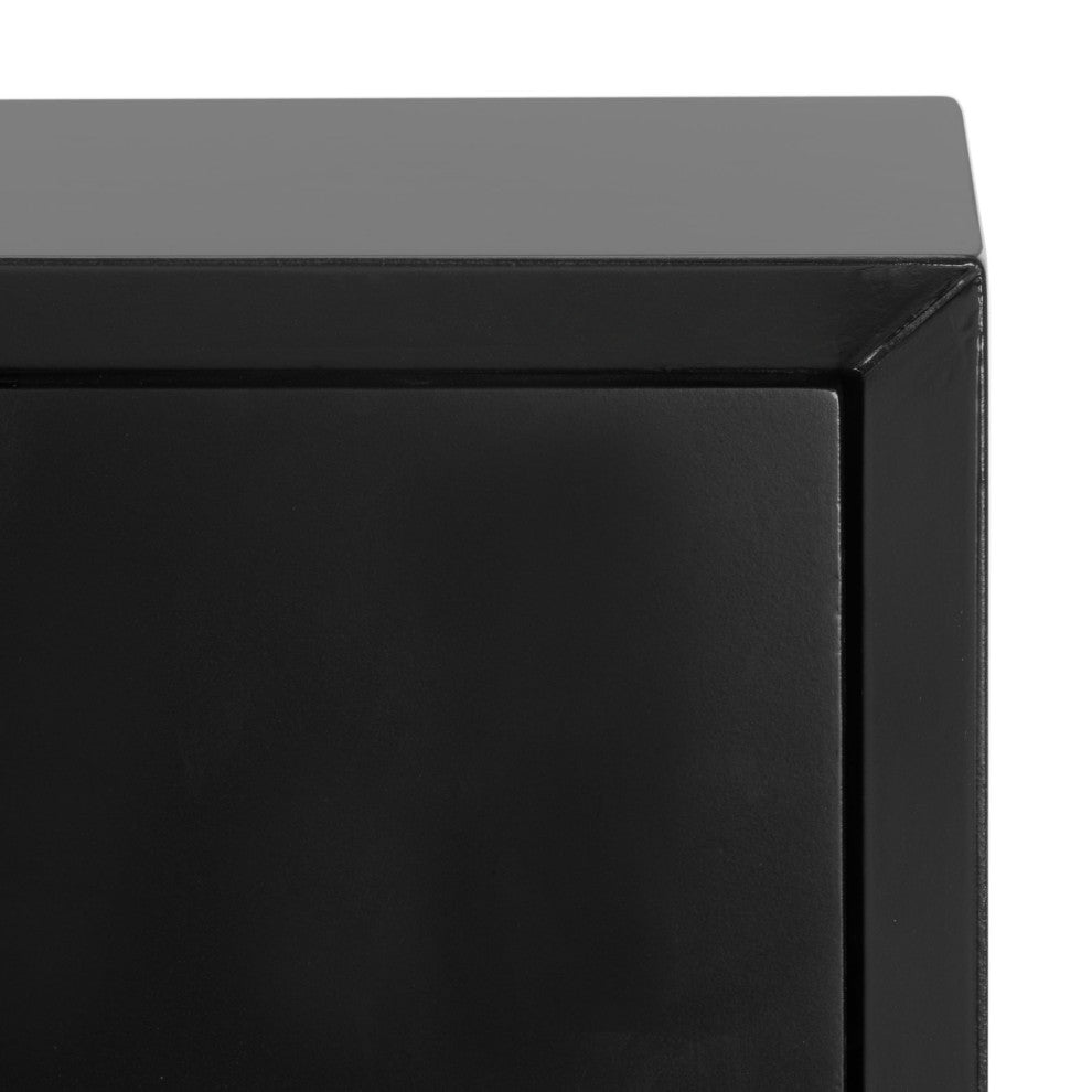 Safavieh Couture Madden Retro Dresser, Black/Silver