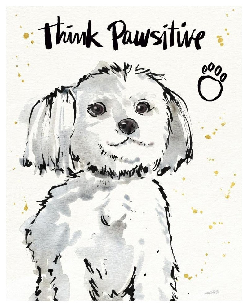 "Strike a Paws IX" Digital Paper Print by Anne Tavoletti, 24"x30"