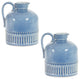 Ceramic Jug Vase, 2-Piece Set