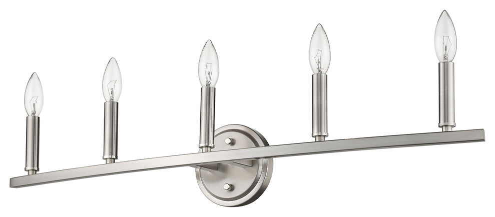 Sawyer 5-Light Satin Nickel Vanity