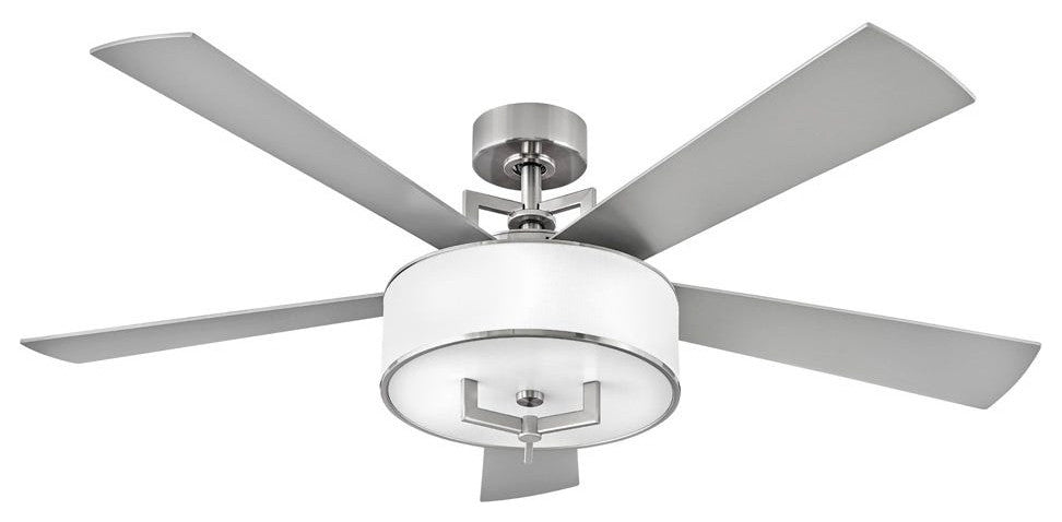Hinkley Hampton 56" Integrated LED Indoor Ceiling Fan, Brushed Nickel