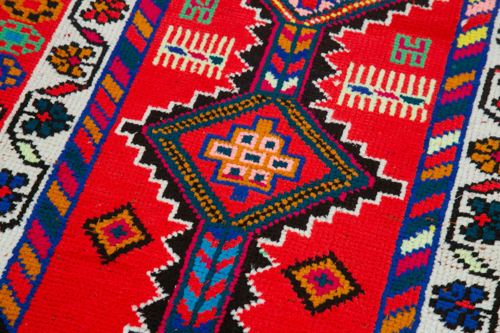 Rug N Carpet - Handmade Oriental 2' 9" x 12' 8" One-of-a-Kind Runner Rug