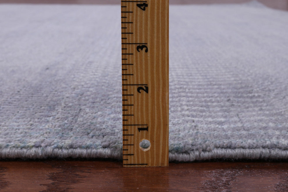 Savannah Grass Handmade Wool and Silk Rug 6' 1" X 9' 2" Q11408