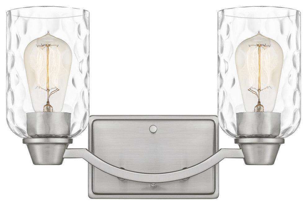 Acacia Two Light Bath, Brushed Nickel