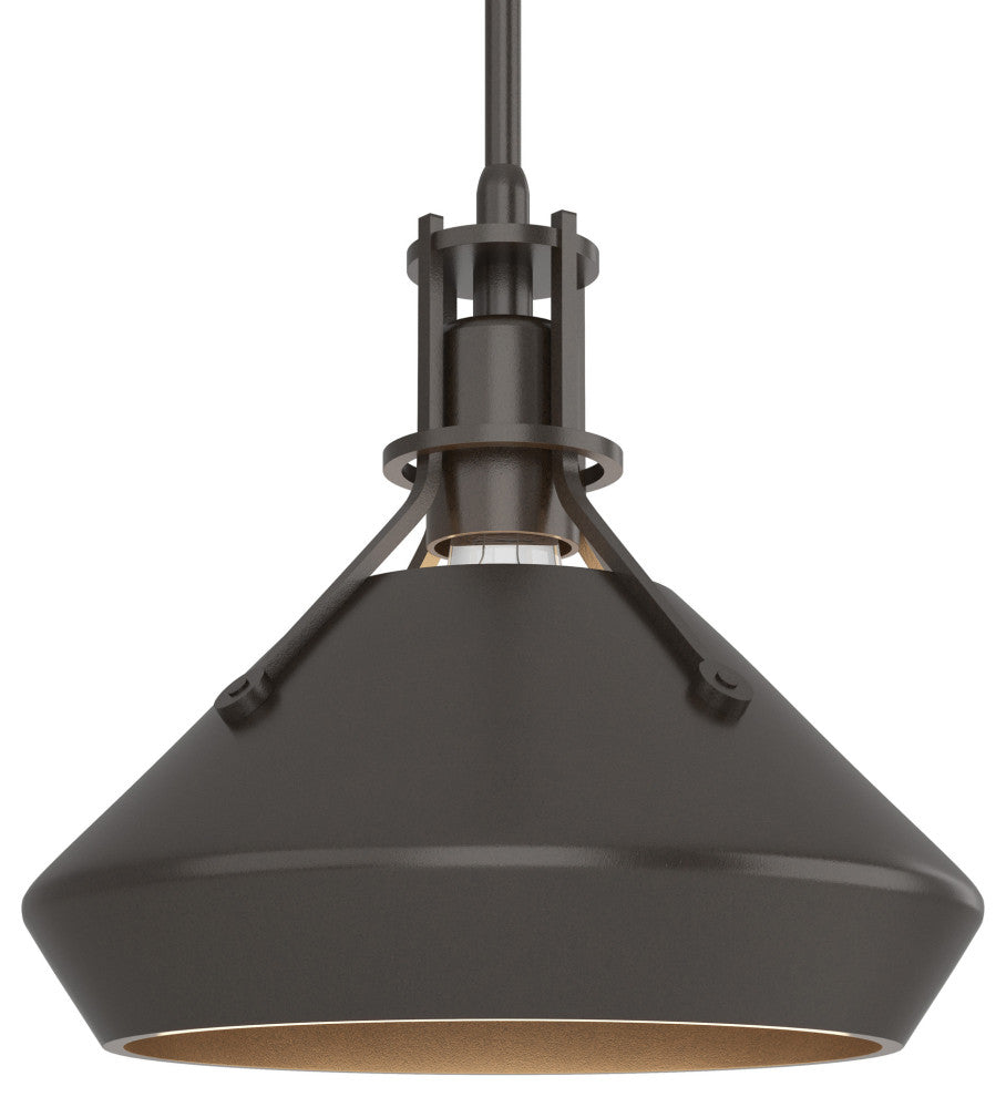 Henry with Chamfer Pendant, Oil Rubbed Bronze, Oil Rubbed Bronze Accents