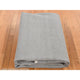 Battleship Gray, Silk With Wool, Tone on Tone, Hand Knotted, Rug, 8'10"x12'