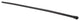 Showerscape 20" Bullnose Bathroom Supply Line, Matte Black