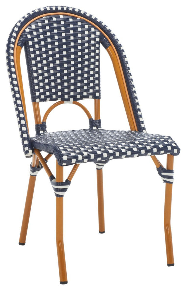 Safavieh California Side Chair, Navy / White