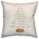 Silent Night Tree 18x18 Indoor/Outdoor Pillow