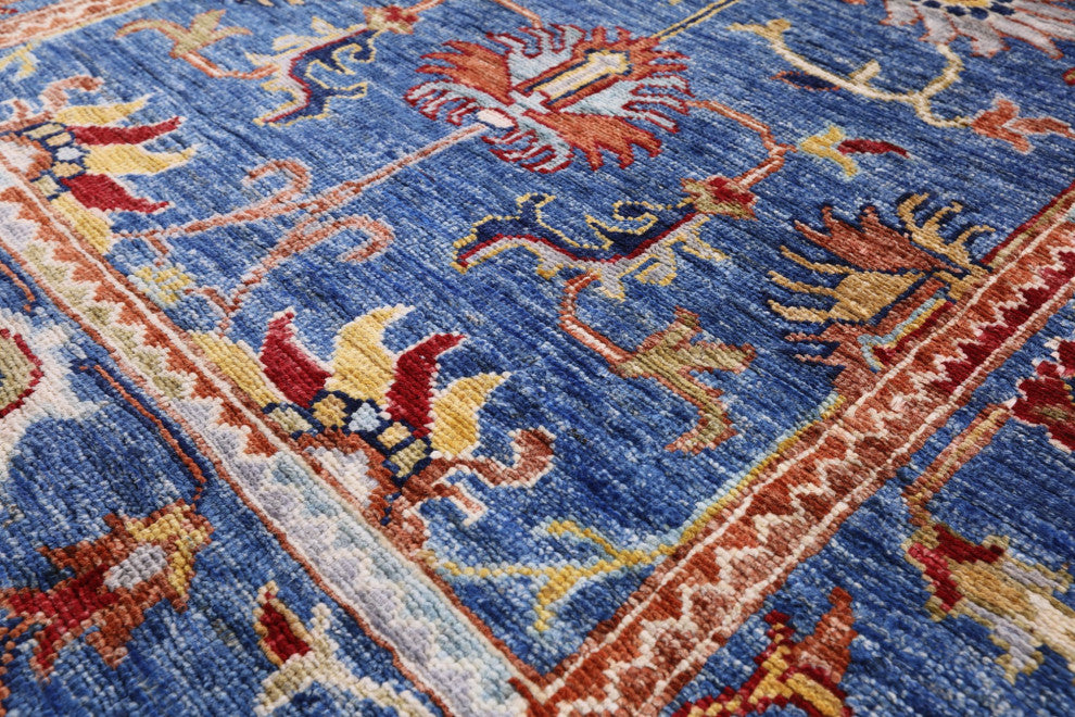 2' 9" X 10' 0" Handmade Persian Tabriz Wool Runner Rug Q8381