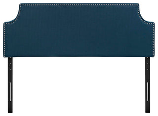 Modway Bedroom Laura King Fabric Headboard, Azure