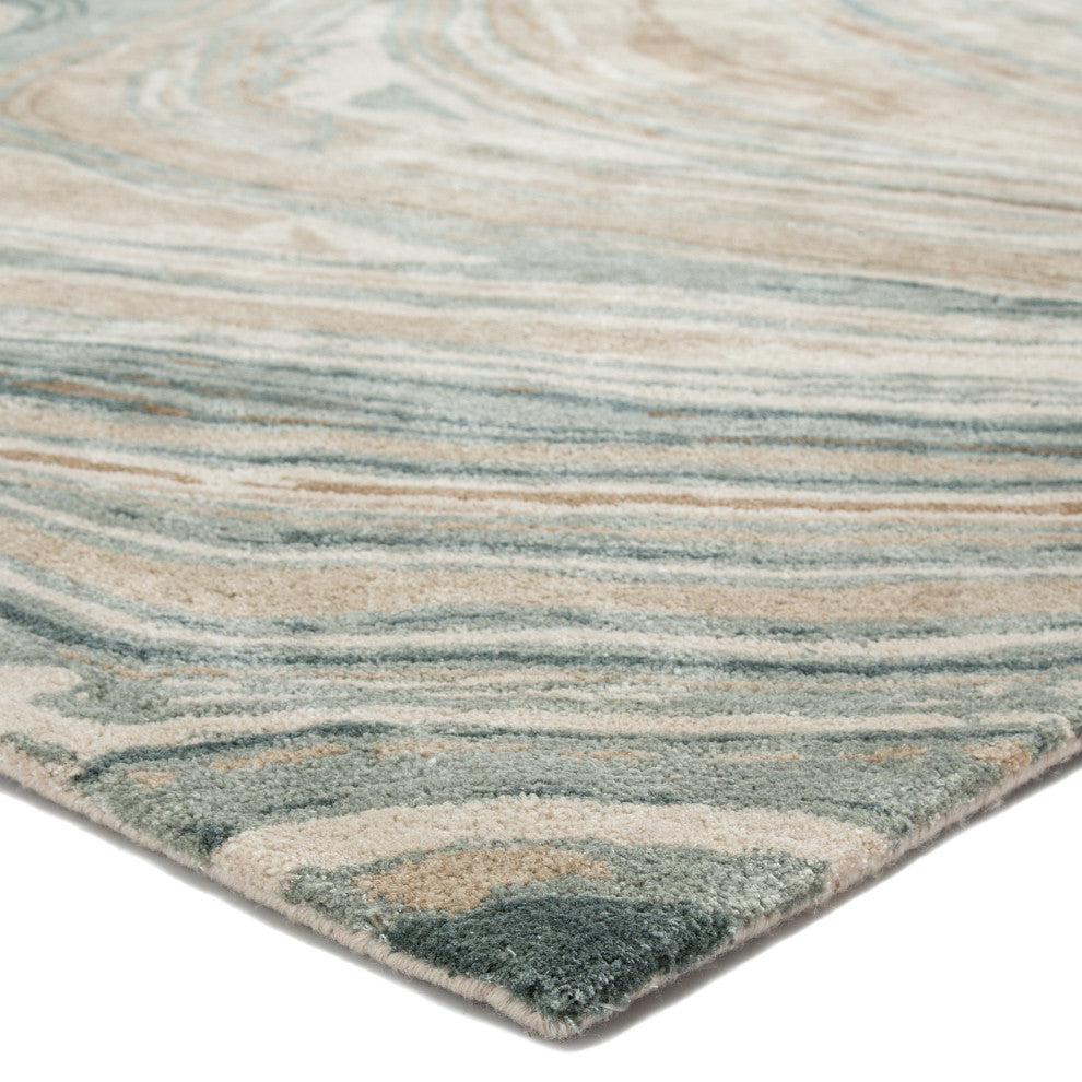 Jaipur Living Atha Handmade Tan/Gray Rug, 9'x13'