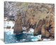 "Heave Rocks in Azores Beach" Seashore Canvas Art, 40"x30"