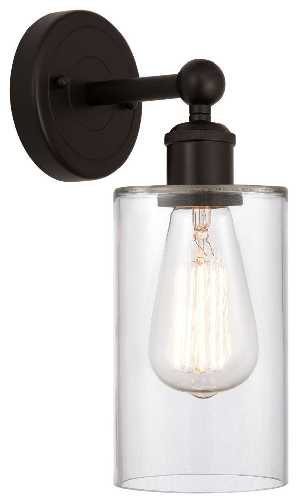 Innovations 616-1W-OB-G802 Clymer 1 Light 3.875" Sconce, Oil Rubbed Bronze