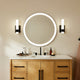 Izza 13.25" 1 Light LED Wall Sconce, Matte Black