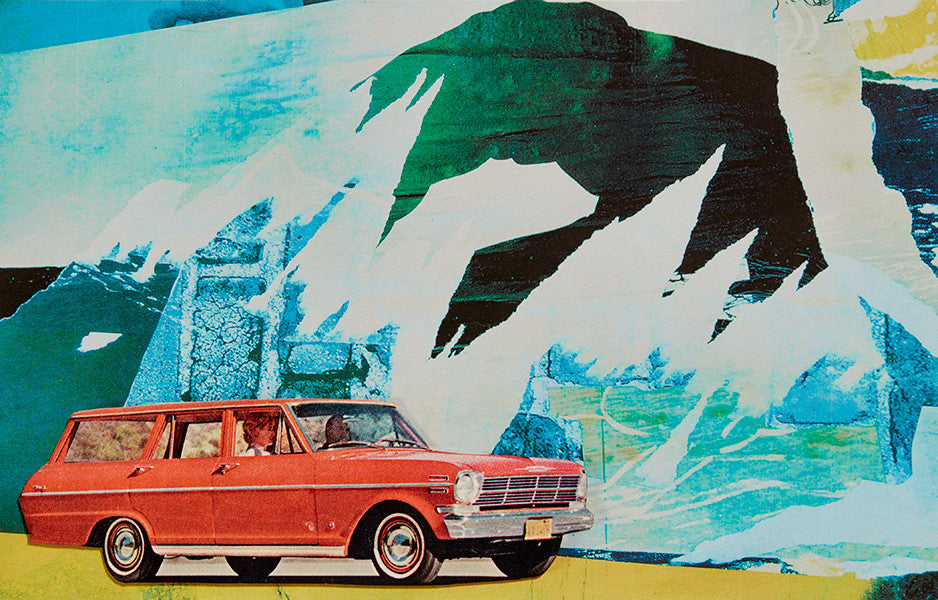 "Red Wagon" Fine Art Print, Small