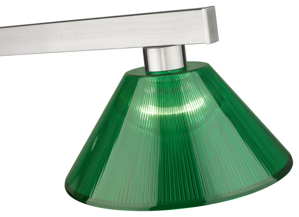 Zlite 152BN-ARG 3-Light Billiard Light, Green