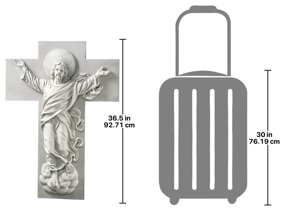 "He Is Risen" Christ Ascension Plaque