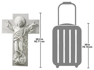 "He Is Risen" Christ Ascension Plaque