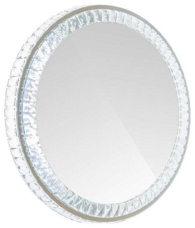 Diamond Collection Brilliant Premium Illuminated Vanity Mirror, Wall Mount