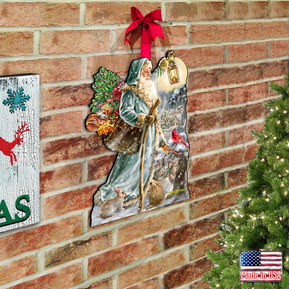 Saint Nicholas Christmas Door Decor