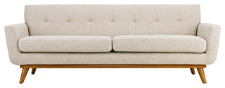 Engage Upholstered Fabric Sofa - Beige
