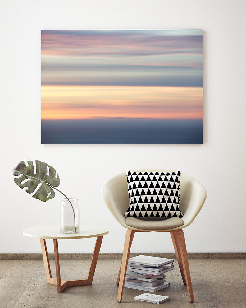 "Ocean Kisses Sky" Museum Mounted Canvas Print, 36"x24"
