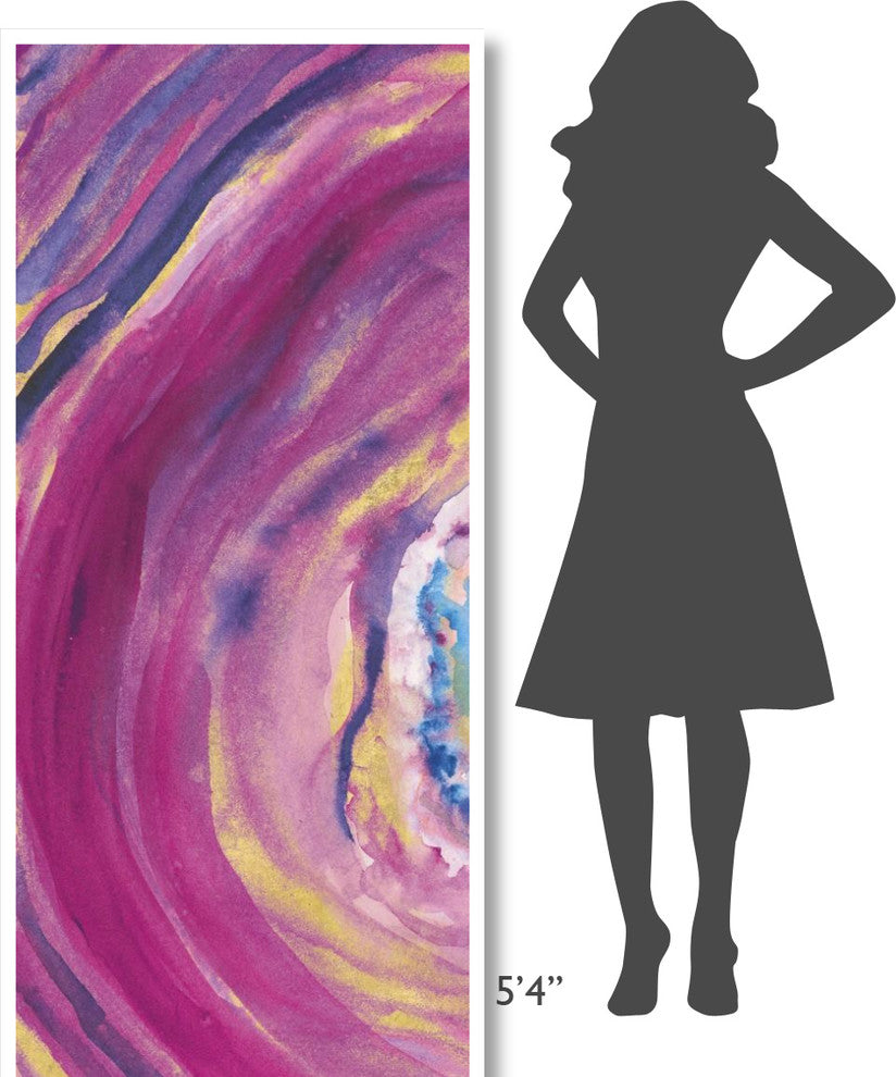 "Rarity V" Digital Paper Print by Sue Schlabach, 32"x77"