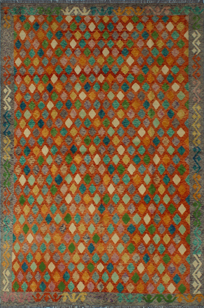 Balochi Banou Orange Rug