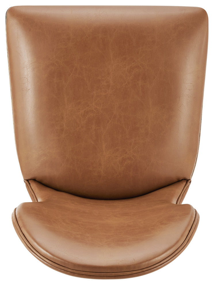 Eldoris Dining Side Chair,, Set of 2, Borneo Chocolate, Pu