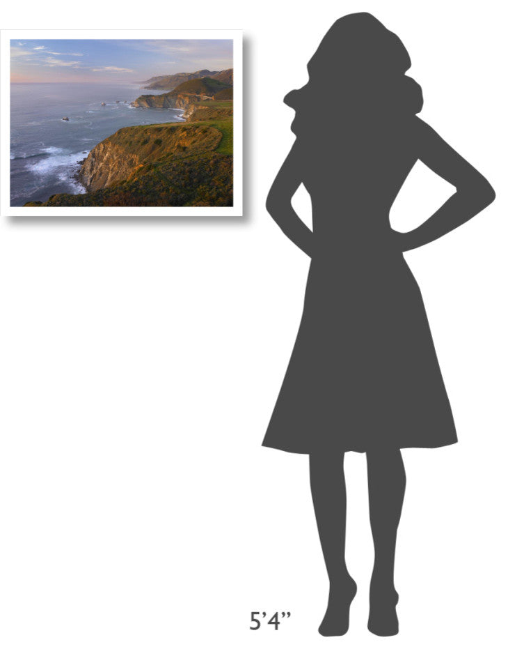 "Bixby Bridge, Big Sur, California" Paper Print by Tim Fitzharris, 26"x20"