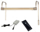 12" Tru-Slim Picture Light, Antique Brass With Plug-in and Remote