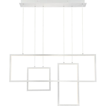 Brushed Aluminum LED Island Light/Chandelier