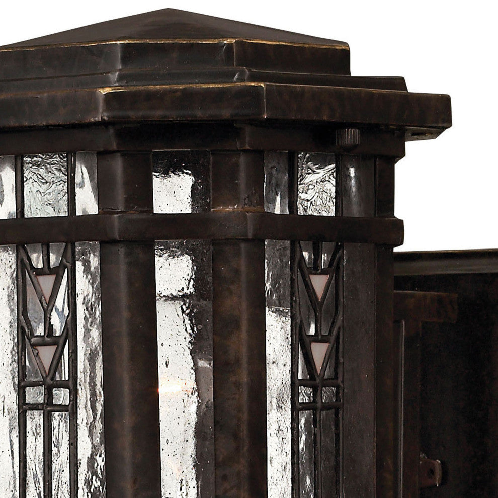 Hinkley Tahoe Small Wall Mount Lantern, Regency Bronze