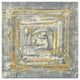 "Gold Tapestry I Gold and White" Digital Paper Print by Albena Hristova, 20"x20"