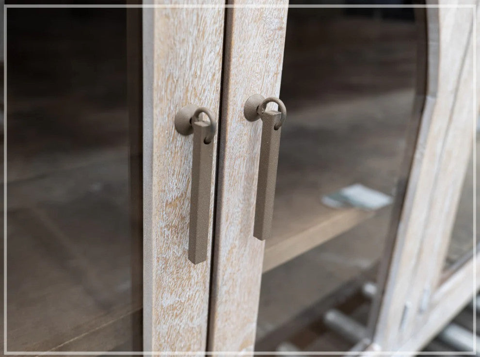 Acropolis Solid Wood 4-Door Multi-Purpose Console - 70"